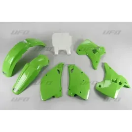 ufo-komplet-plastikow-kawasaki-kx-125-250-92-kolor-oem-zielony-bialy
