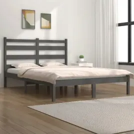 vidaxl-rama-lozka-szara-lite-drewno-sosnowe-200-x-200-cm
