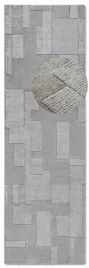 chodnik-welniany-do-korytarza-80x250cm-szary-nowoczesny-wzor-3d
