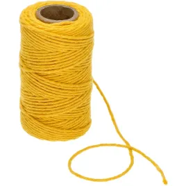 browin-710009-sznurek-bawelniany-zolty-naturalny-do-ogrodu-55m-2mm-100g