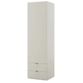 szafa-jednodrzwiowa-uchylna-z-szuflada-61x216x55-cm-woow-wo-03-szampanski
