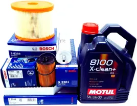 4-filtry-bosch-5l-oleju-motul-5w30-audi-a6-c7-2-0-tdi-150-190-km-euro-6