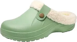 chay-chax-klapki-damskie-z-ociepleniem-zielone-wsuwane-39-40-jzc