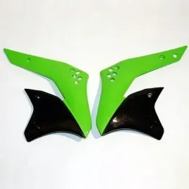ufo-oslony-chlodnicy-kawasaki-kxf-250-07-kolor-zielony-czarny