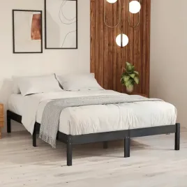 vidaxl-rama-lozka-szara-lite-drewno-sosnowe-200-x-200-cm