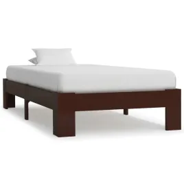 vidaxl-rama-lozka-ciemnobrazowa-lite-drewno-sosnowe-100-x-200-cm