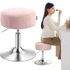 taboret-obrotowy-rozowy-wysoki-do-toaletki-krzeslo-hoker-regulowane-rozowe