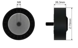 rolka-prowadzaca-bmw-e81-e87-e90-e91-2-0d-3-0d