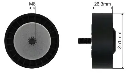 rolka-prowadzaca-bmw-e81-e87-e90-e91-2-0d-3-0d