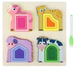 drewniana-ukladanka-z-zadaniami-mazakiem-puzzle-drewniane-farma