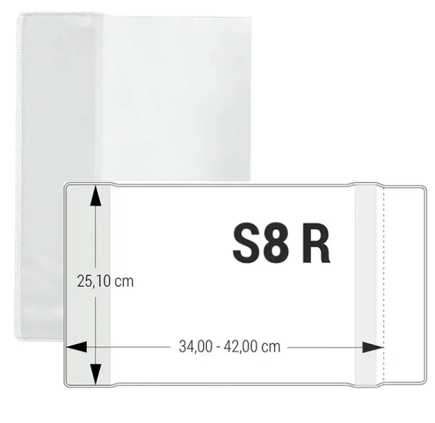 Okładka na książki zeszyt S8 regulowana 25,1 cm x 42 cm