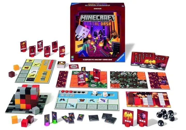gra-planszowa-ravensburger-minecraft-portal-dash-autor-nie-podano