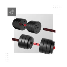 hantle-bitumiczne-regulowane-2x20-kg-zestaw-hantli-40-kg