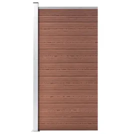 vidaxl-panel-ogrodzeniowy-z-wpc-95x186-cm-brazowy