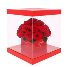 czerwone-eleganckie-pudelko-prezentowe-flowerbox-na-kwiaty-z-pokrywka-25-cm