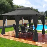 pawilon-minzo-led-3x4m-namiot-imprezowy-ogrodowy-moskitiera-led-antracytowy-kolor-bezowy