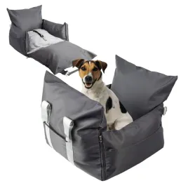 fotelik-transporter-do-samochodu-dla-psa-legowisko-szary-66-x-60-x-45-cm-l