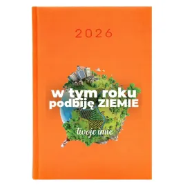 kalendarz-a5-2026-pomaranczowy-terminarz-zabawny-planer-podbije-ziemie-wz