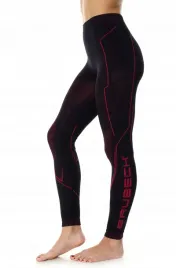 spodnie-damskie-brubeck-cooler-le12470-czarno-amarantowy-l