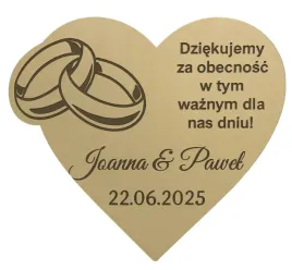 magnes-matowe-zloto-podziekowanie-slub-chrzest-komunia-serce