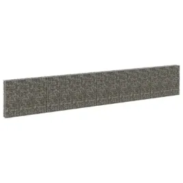 vidaxl-sciana-gabionowa-z-pokrywami-galwanizowana-stal-900x30x150-cm