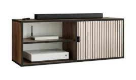 szafka-rtv-veli-2-dab-craft-kaszmir-ryflowany-z-polka-uchwyt-cz-otwarta