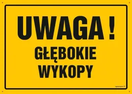 tablica-uwaga-glebokie-wykopy-350x250-mm-bn-plyta-zolta-06mm-oa007