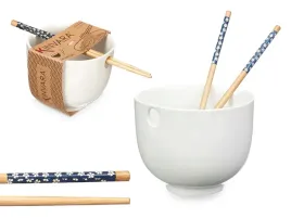 miska-kuchenna-do-rosolu-na-ramen-zestaw-z-paleczkami-biala-japandi-talerz