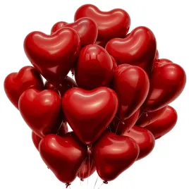 balon-serce-zestaw-50-sztuk-gleboka-czerwien-mat-dzien-kobiet-zareczyny