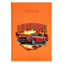 kalendarz-a5-2026-pomaranczowy-zabawny-planer-dla-samochodziarza-lutututu
