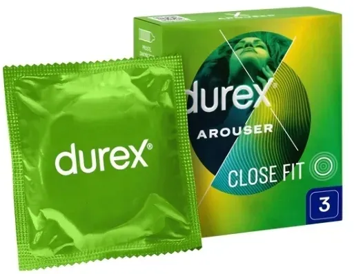 Prezerwatywy Durex AROUSER prążkowane potęgujące orgazm 3 szt.