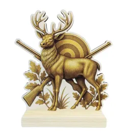 drewniana-statuetka-mysliwska-nadruk-jelen-nagroda-trofeum-opis-20-cm