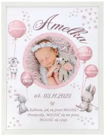 personalizowany-plakat-prezent-metryczka-w-ramce-40x30-cm-nadruk-uv-dziecko