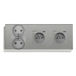 gniazdko-elektryczne-szklane-potrojne-usb-c-usb-a-c-ramka-228mm-20w-qc