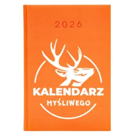 kalendarz-a5-2026-pomaranczowy-terminarz-dla-mysliwego-mysliwy-imie-wzory