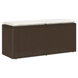 vidaxl-lawka-ogrodowa-z-poduszka-brazowa-110x40x44-cm-polirattan