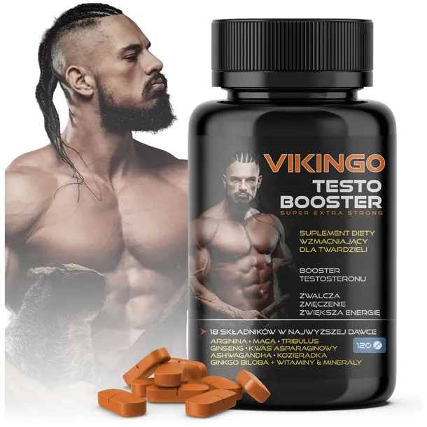 Testosteron Tabletki | Naturalny Booster Potencja Siła Energia |120 tab.