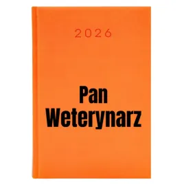 kalendarz-a5-2026-pomaranczowy-terminarz-dzienny-prezent-dla-pan-weterynarz