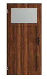 drzwi-zewnetrzne-pcv-techniczne-gospodarcze-100x205-cm-orzech-lewe