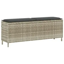 vidaxl-lawka-ogrodowa-z-poduszka-jasnoszara-110x30x405-cm-polirattan