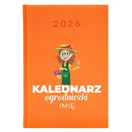 kalendarz-a5-2026-pomaranczowy-terminarz-dla-ogrodniczki-ogrodniczka-imie