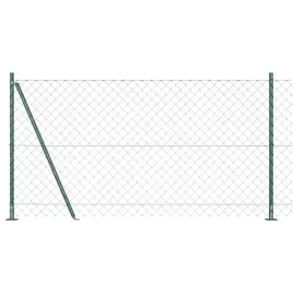 vidaxl-zestaw-slupkow-ogrodzeniowych-srebrny-10-x-1-2-m