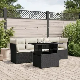 vidaxl-5-cz-zestaw-wypoczynkowy-do-ogrodu-poduszki-czarny-rattan-pe