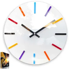 zegar-scienny-w-stylu-nowoczesnym-akrylowy-colorfull-white-okragly-kwarcowy