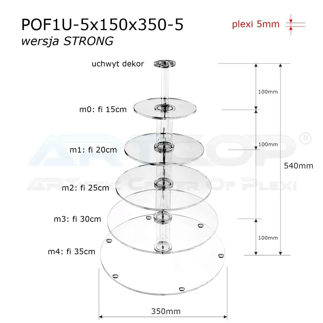 patera-kolowa-5-pieter-strong-z-plexi-5mm-stelaz-z-dekorem-na-slodki-stol