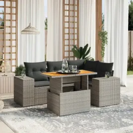 vidaxl-5-cz-zestaw-wypoczynkowy-do-ogrodu-poduszki-szary-rattan-pe