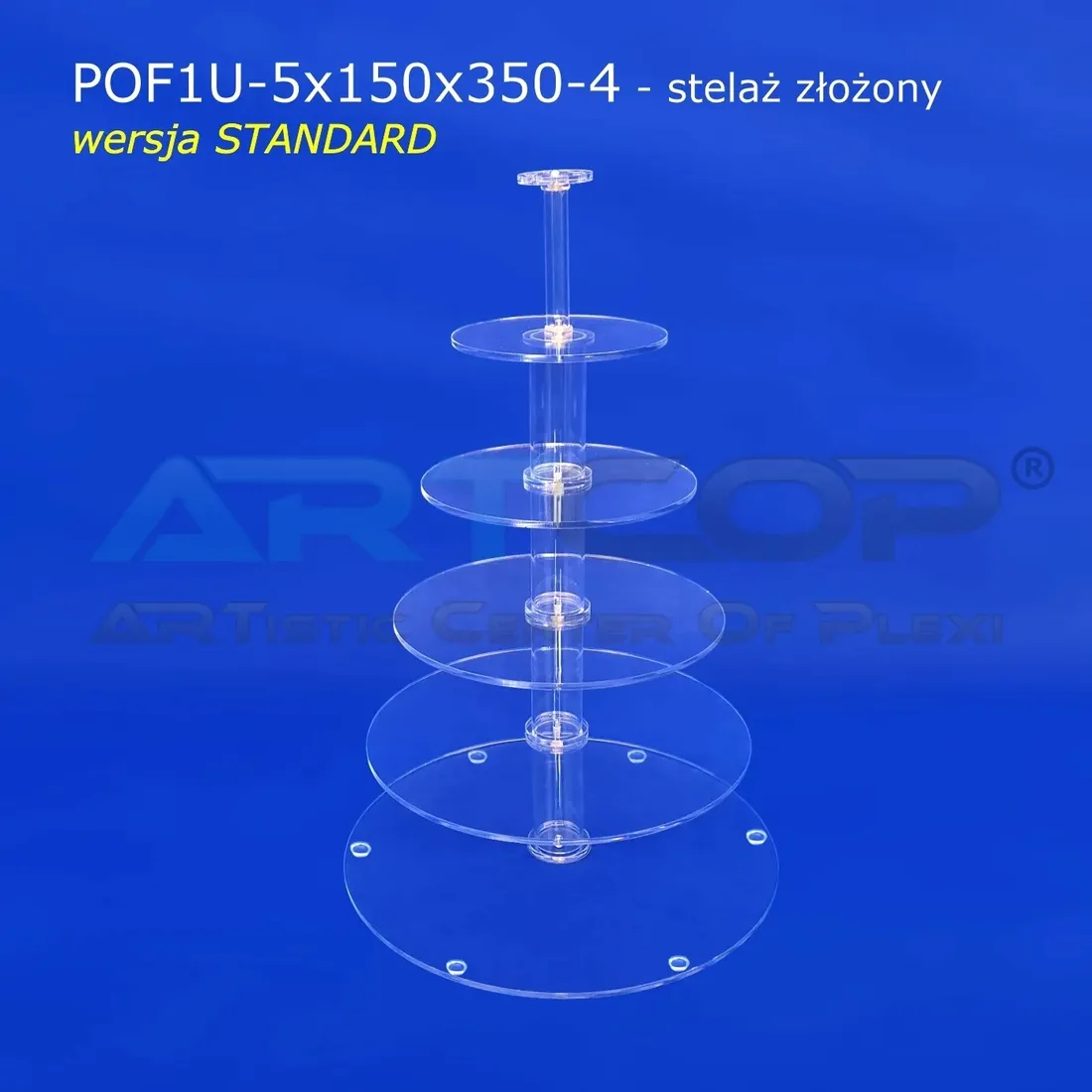 patera-kolo-5-pieter-standard-z-plexi-4mm-stelaz-z-dekorem-na-slodki-stol-stan-nowy
