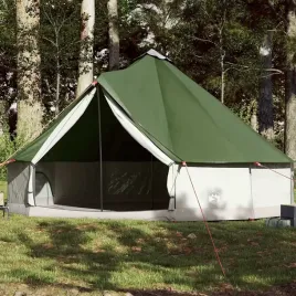 vidaxl-namiot-rodzinny-tipi-12-osobowy-zielony-wodoszczelny