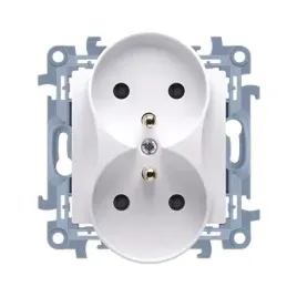 simon-10-gniazdo-podwojne-z-uziemieniem-cgz2m-01-11-bialy