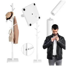 wieszak-drewniany-do-przedpokoju-stojak-kurtki-wolnostojacy-stojacy-bialy